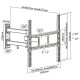 Suport tv de perete 32-55 inch cabletech