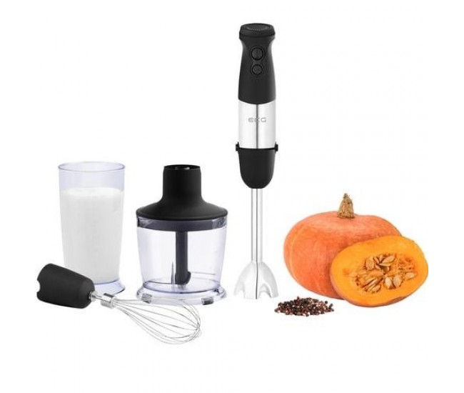 Blender de mana ECG RM 750, 750 W, 2 viteze + TURBO, lame otel inoxidabil