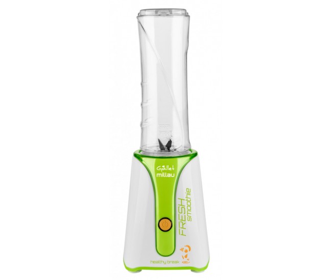 Blender Smoothie maker GALLET MILLAU MS590, 350 W, bol 600 ml BPA free, alb cu verde