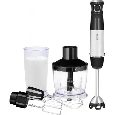 Blender vertical ECG RM 800, 800 W, lame din otel inoxidabil, recipient tocator 500 ml