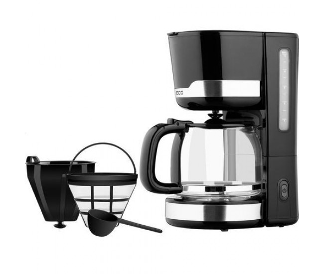 Cafetiera ECG KP 2115 , 1000 W, 1.5 L, 12 cesti, vas din sticla