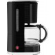 Cafetiera ECG KP 2150 Stripe, 980 W, 1.5 litri, preparare pana la 10 cesti de cafea odata, sistem drip-stop, negru