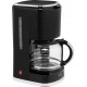 Cafetiera ECG KP 2150 Stripe, 980 W, 1.5 litri, preparare pana la 10 cesti de cafea odata, sistem drip-stop, negru