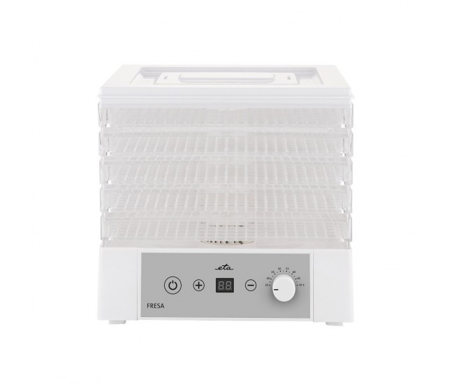 Deshidrator de alimente ETA Fresa 630190000, 250 W, 8 niveluri, temperatura reglabila