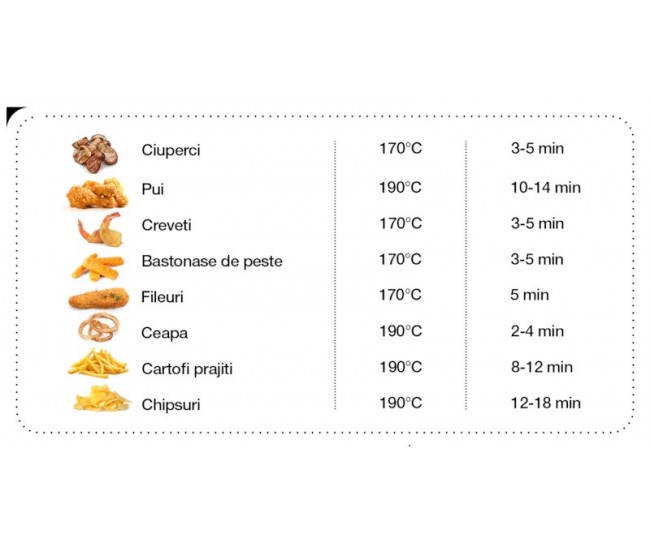 Friteuza GALLET CAMELIN DF165, 1800 W, 2,5L, Termostat reglabil, alb