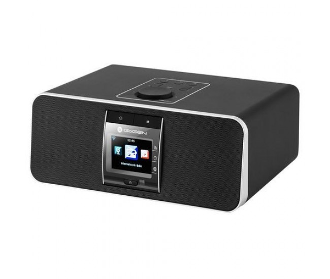 Internet radio GoGEN IR 167 BTB, 2 x 7 W, LCD, Bluetooth, WiFi, tuner digital FM, telecomanda, negru