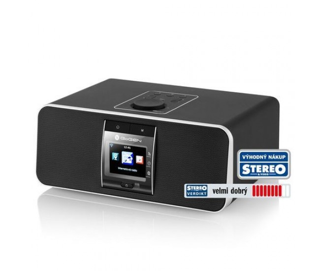 Internet radio GoGEN IR 167 BTB, 2 x 7 W, LCD, Bluetooth, WiFi, tuner digital FM, telecomanda, negru