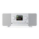 Internet radio GoGEN IR 257 BTDAB, 2x5W, DAB+/FM, LCD, Bluetooth, telecomanda, negru/argintiu