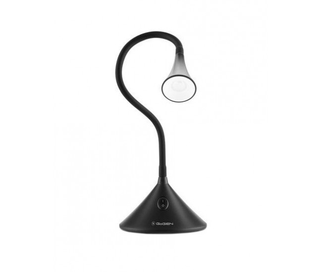 Lampa de masa GoGEN LL88B, 3.2W, gat flexibil, culoare neagra, clasa energetică A ++