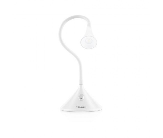 Lampa de masa GoGEN LL88W, 3.2W, gat flexibil, culoare alba, clasa energetică A ++