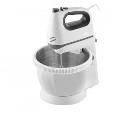 Mixer de mana cu bol ETA Crema II 2052 90000, 400 W, 3.4 L, 5 viteze, functie Turbo, alb