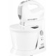 Mixer de mana cu bol rotativ ECG RSM 4052, 400 W, 3.5 L, 5 viteze, functie Turbo, alb