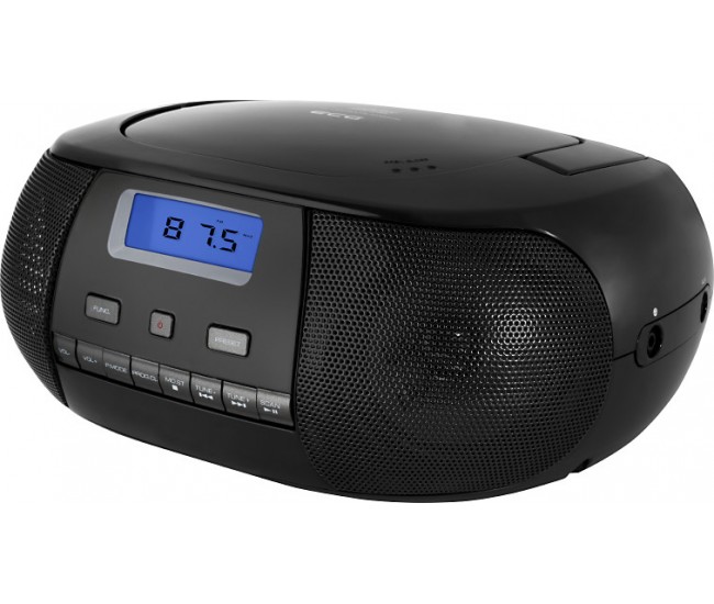 Radio CD Player ECG CDR 500 negru, tuner FM cu memorie 20 de posturi