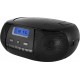 Radio CD Player ECG CDR 500 negru, tuner FM cu memorie 20 de posturi