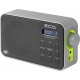 Radio portabil ECG RD 110 DAB cu tuner DAB+ si FM, negru, 1,2 W, memorie 30 de posturi