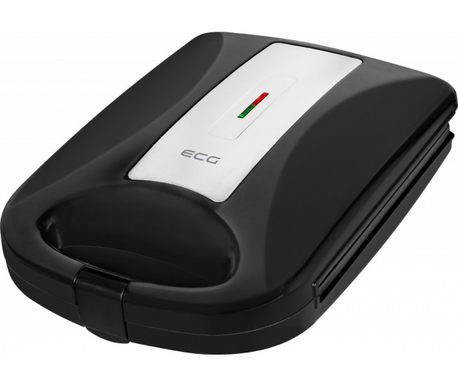 Sandwich maker XXL ECG S 4232 Family Black, 1200 W, 8 sandvisuri triunghiulare simultan