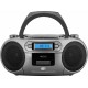 Sistem audio ECG CDR 999 DAB, 2 x 1,5W RMS, Radio, USB, CD, Casetofon, MP3, FM