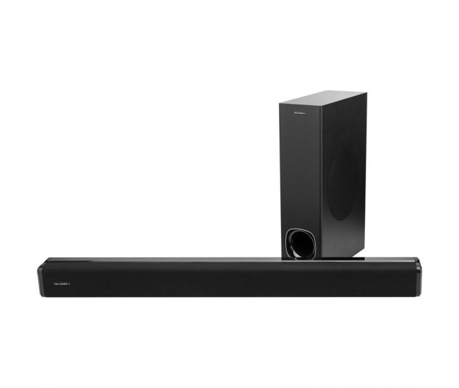 Soundbar 2.1 GoGEN TAS 940 WSB, 100W, USB, Bluetooth, HDMI ARC, intrare optica digitala, afisaj LED, telecomanda