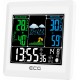 Statie meteo interior-exterior ECG MS 300 White, senzor extern fara fir, LCD color, ceas, alarma