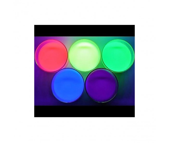 Fard de pleoape pulbere Paint Glow, reactiv UV, mov violet