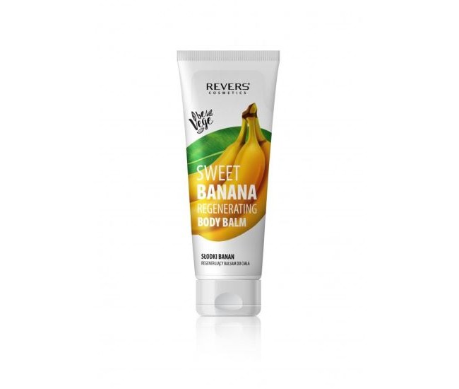 Balsam de corp regenerant cu aroma de banane Be Vege Revers 250 ml