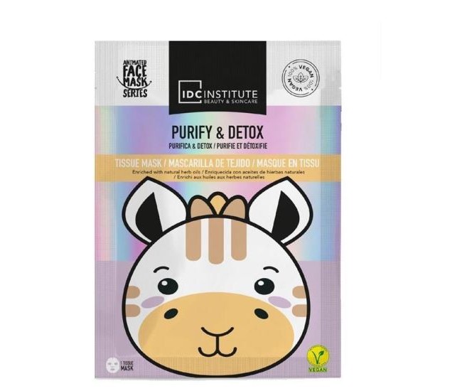 Masca purificare si detoxifiere Cute Animal - Girafa IDC Institute 77013