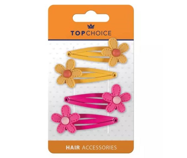 Set 4 agrafe de par pentru copii Top Choice TC26751