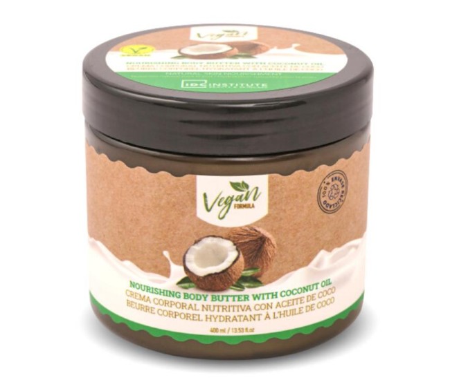 Unt de corp vegan cu cocos IDC Institute 99628, 400ml