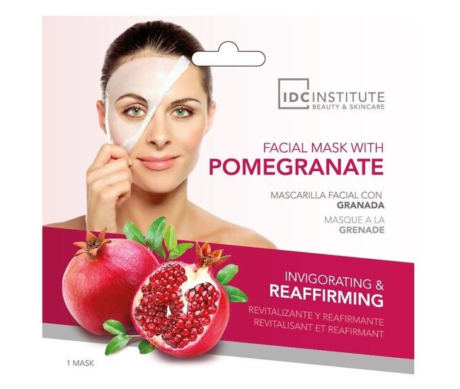 Masca faciala cu extract de rodie pentru revitalizare si fermitate IDC Institute 5858, 22g