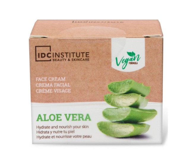 Crema de fata cu aloe vera vegana IDC Institute 42104, 50ml