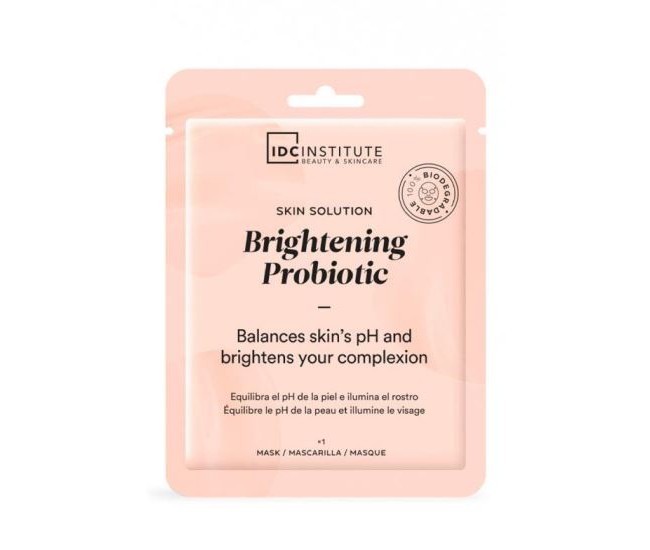 Masca pentru fata iluminatoare cu probiotice Skin Solutions IDC Institute 3990, 5 g