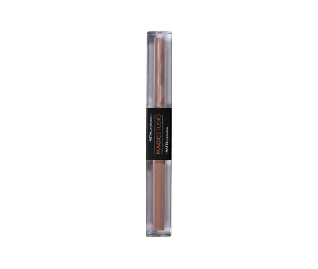 Fard de pleoape 2 in 1 Matte & Metal Magic Studio Bej Nude 30761N3