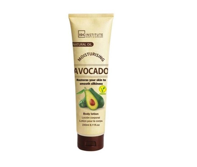 Lotiune de corp vegana cu ulei de avocado IDC Institute 80153, 240 ml