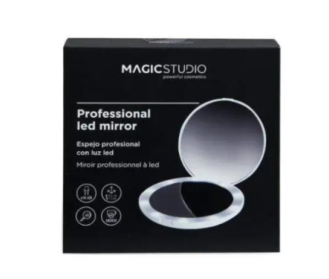 Oglinda cosmetica cu iluminare Magic Studio MS70010, 12 cm diametru