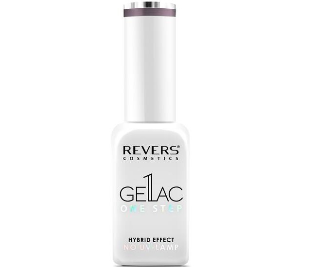 Lac de unghii Gellac 1 Step, Hybrid Effect, Non UV, Revers, 18 Lila, 10 ml