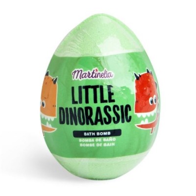 Bila efervescenta de baie Little Dinorassic Surprise Bath Bomb Martinelia 99587, verde, 140 g