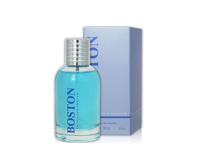 Set 4 Apa de toaleta Cote d'Azur, Boston Blue, Barbati, 100ml+ Tester GRATUIT