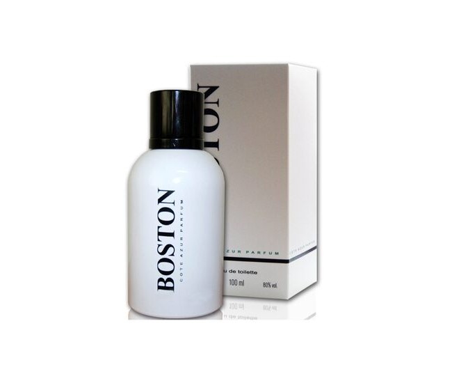 Set 4 Apa de toaleta Boston White, barbati, Cote D´Azur, 100 ml + Tester GRATUIT