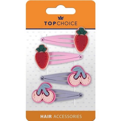 Set 4 agrafe de par pentru copii Top Choice 26706 