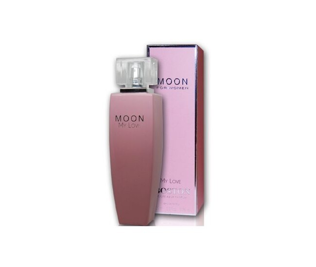 Set 4 Apa de Parfum Cote d'Azur Boston Moon My Love, Femei, 100 ml +Tester GRATUIT