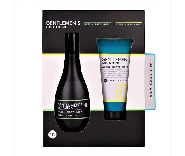 Set de ingrijire pentru barbati cu gel de dus si lotiune dupa barbierit, Gentlemen's grooming Accentra 6054620, 210 ml