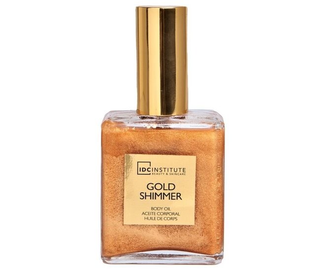 Ulei de corp Gold Shimmer IDC Institute 99153, 150 ml