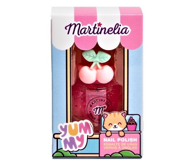 Set de lac de unghii si inel Martinelia Yummy  30610, 5ml, roz