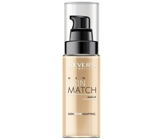 Fond de ten matifiant New Skin Match, cu adaptare la nuanta pielii, Revers, 01, 30ml