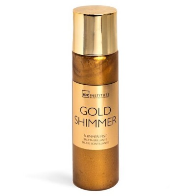 Iluminator spray pentru fata si corp Gold Shimmer, IDC Institute 99151, 150ml