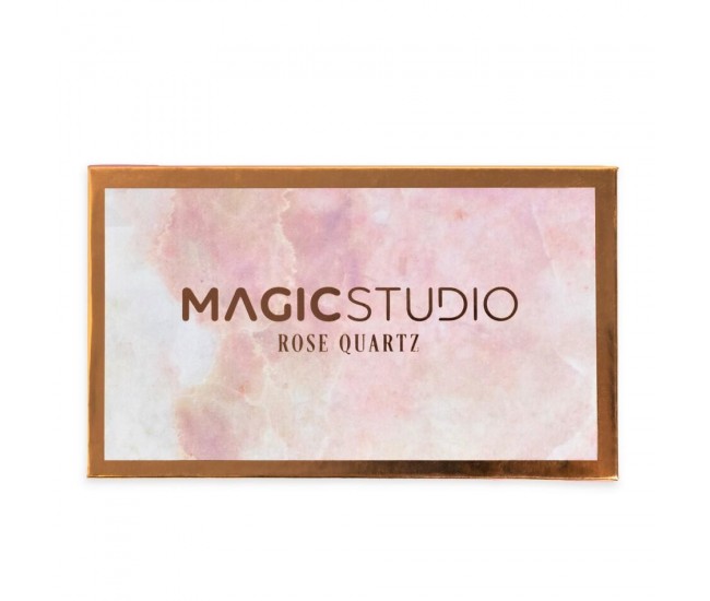 Paleta fard pleoape Rose Quartz, Magic Studio 24501, 18 culori