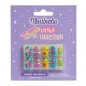 Set 10 unghii false Unicorn Nails, cu adeziv Press-On, pentru fetite, Martinelia 35045