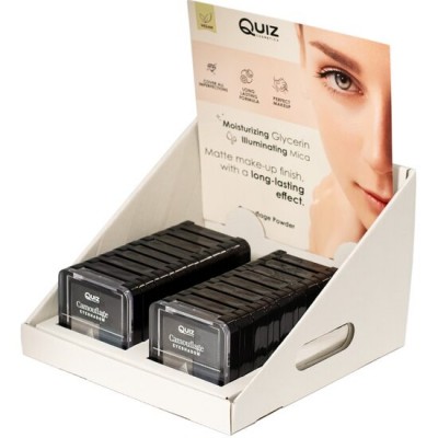 Set 12 Farduri pentru pleoape Camouflage, Quiz Cosmetics, 4 culori