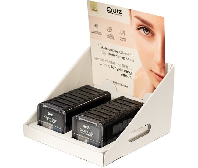 Set 12 Farduri pentru pleoape Camouflage, Quiz Cosmetics, 4 culori