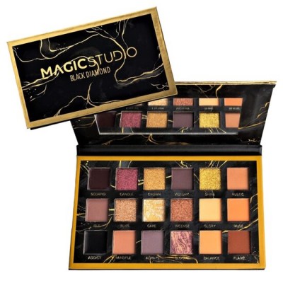 Paleta fard de pleoape Black Diamond, Magic Studio, 18 nuante, 26002